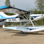 Maule-aircraft-on-2800A-Montana-Floats-Finland