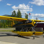 Modified-PA12-Piper-with-Warner-engine-and-Fairchild-struts-on-2200-amphibious-Montana-Float
